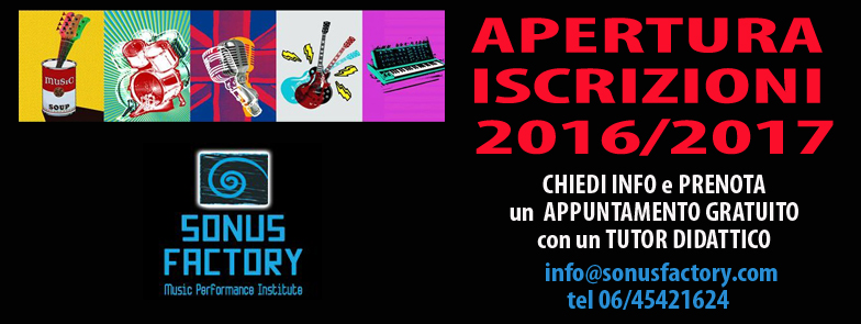 Apertura Iscrizioni A.A. 2016-17